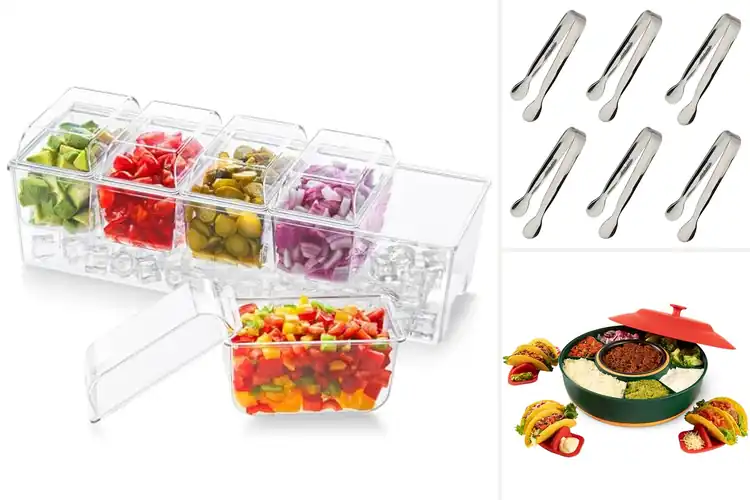 Detailed view of Best Taco Bar Serving Sets