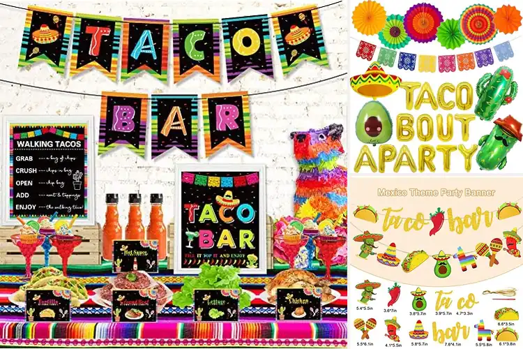 Detailed view of 10 Best Taco Decorations to Wow Your Party Guests