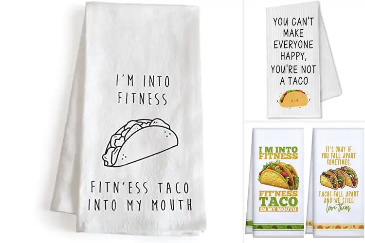 Detailed view of 10 Best Taco Tea Towels to Add Fun and Flavor to Your Home