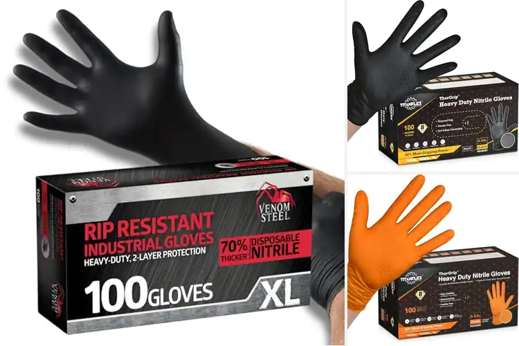 Detailed view of 10 Best Tactical Nitrile Gloves for Ultimate Hand Protection