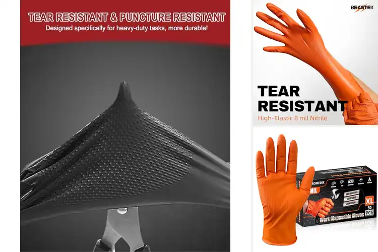 Detailed view of 10 Best Textured Gloves for Grip, Comfort & Durability