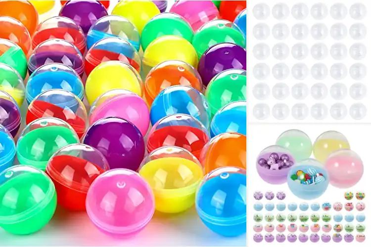 Detailed view of 10 Best Vending Capsules: Clear, Colorful & Perfect Fit Surprises