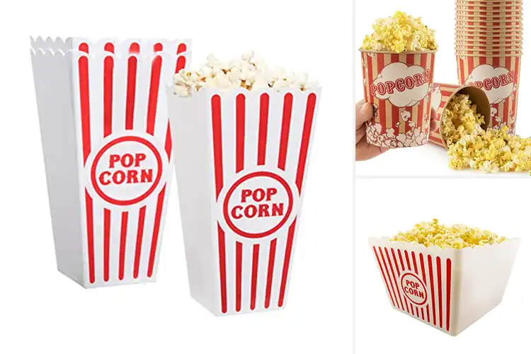 Detailed view of 10 Best Vintage Popcorn Buckets for Movie Nights