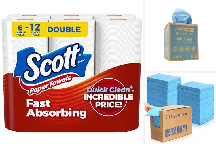 Detailed view of Best Virtually Lint Free Paper Towels