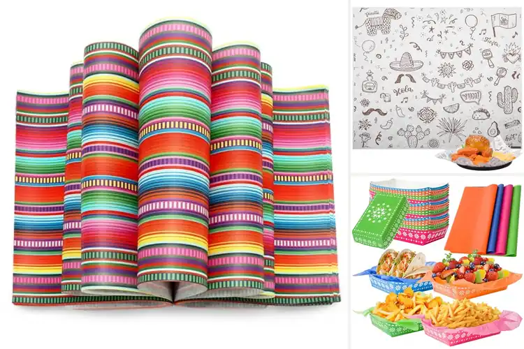 Detailed view of 10 Best Wax Papers For Mexican Parties: Brighten Your Fiesta