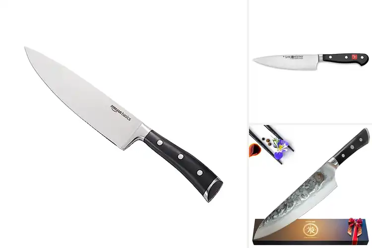 Detailed view of Best Weighted Chef Knife Semi Bolster
