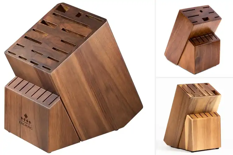 Detailed view of Best Wooden Knife Blocks: Organize & Protect Your Blades
