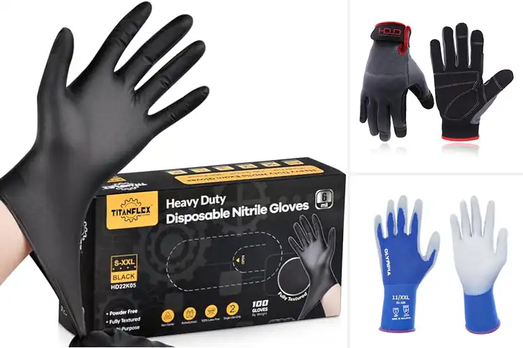 Detailed view of 10 Best Work Gloves: Hand Protection Done Right