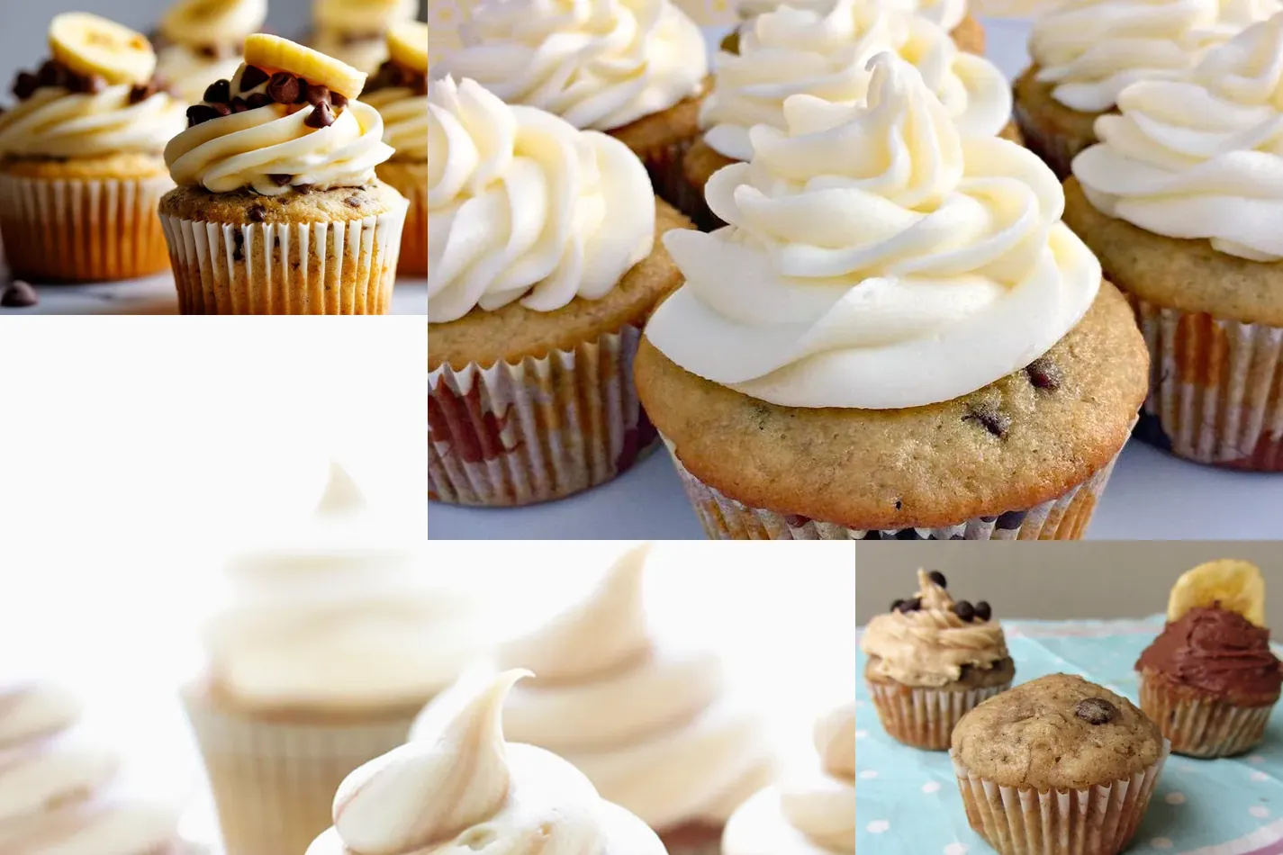 Photo of Irresistible Banana Chocolate Chip Cupcakes with Cream Cheese Frosting