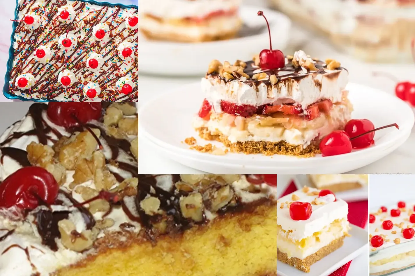 Photo of 12 Fun & Easy Banana Split Cake Recipes