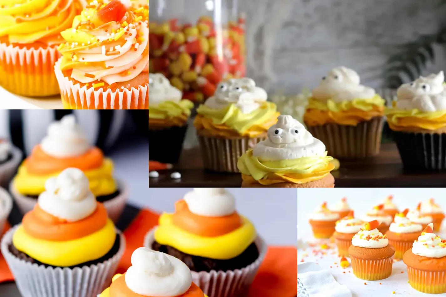 Photo of 17 Delicious Candy Corn Cupcake Ideas