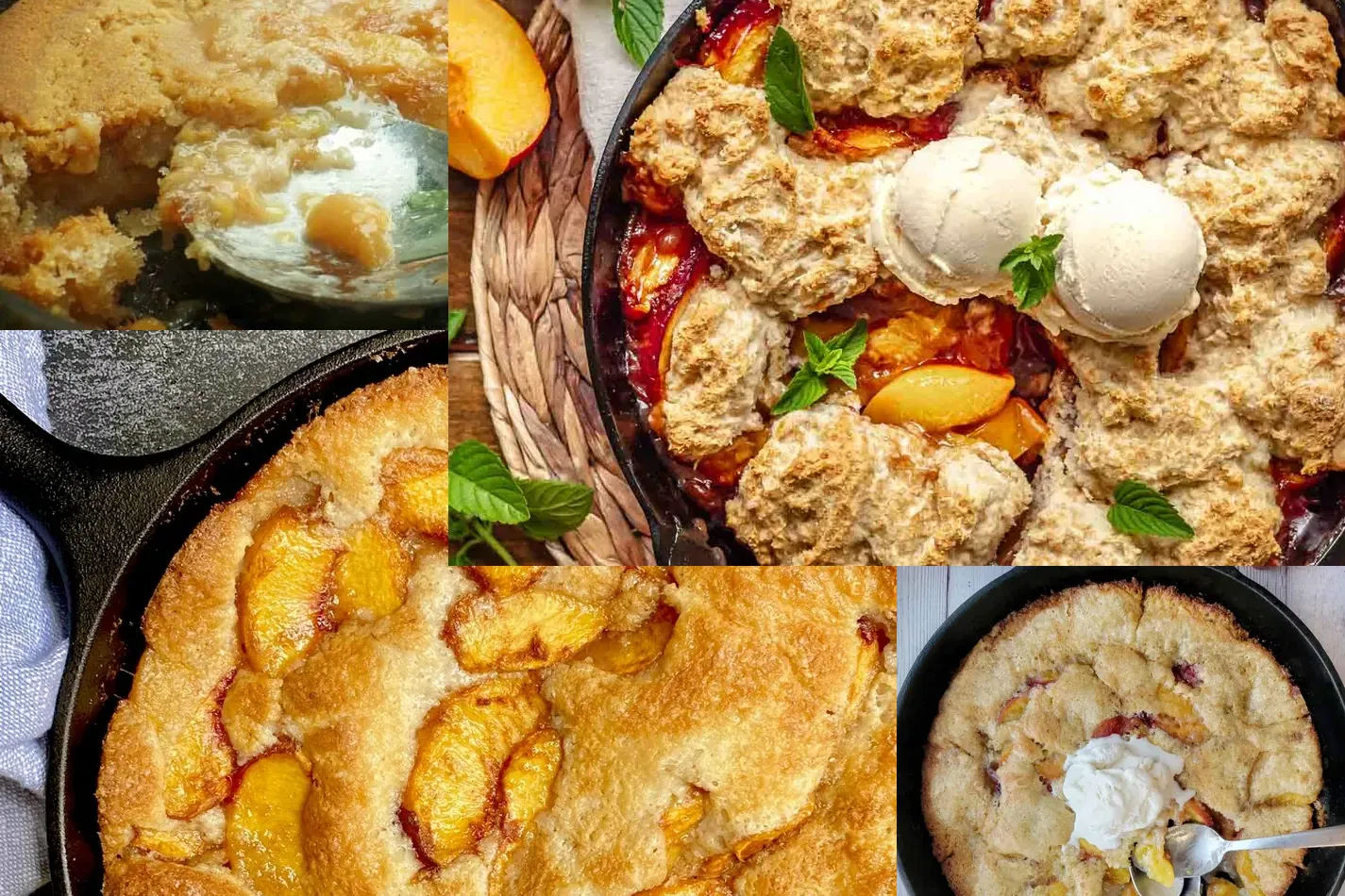 Photo of Delicious Cast Iron Peach Cobbler Recipes You Must Try