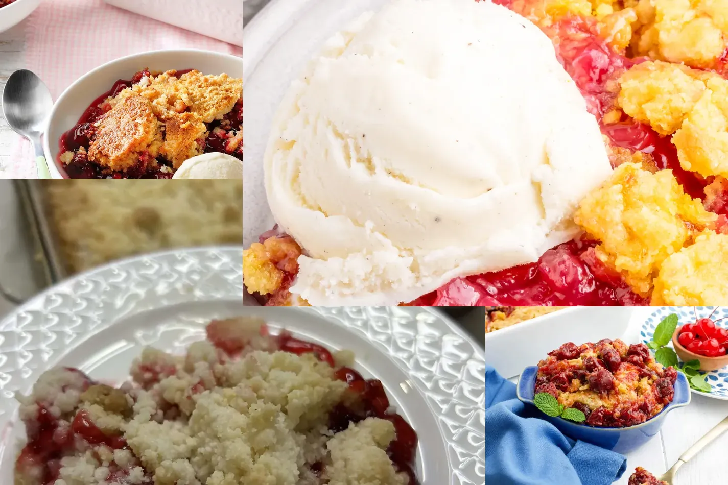 Photo of Quick & Easy Cherry Cobbler with Cake Mixes