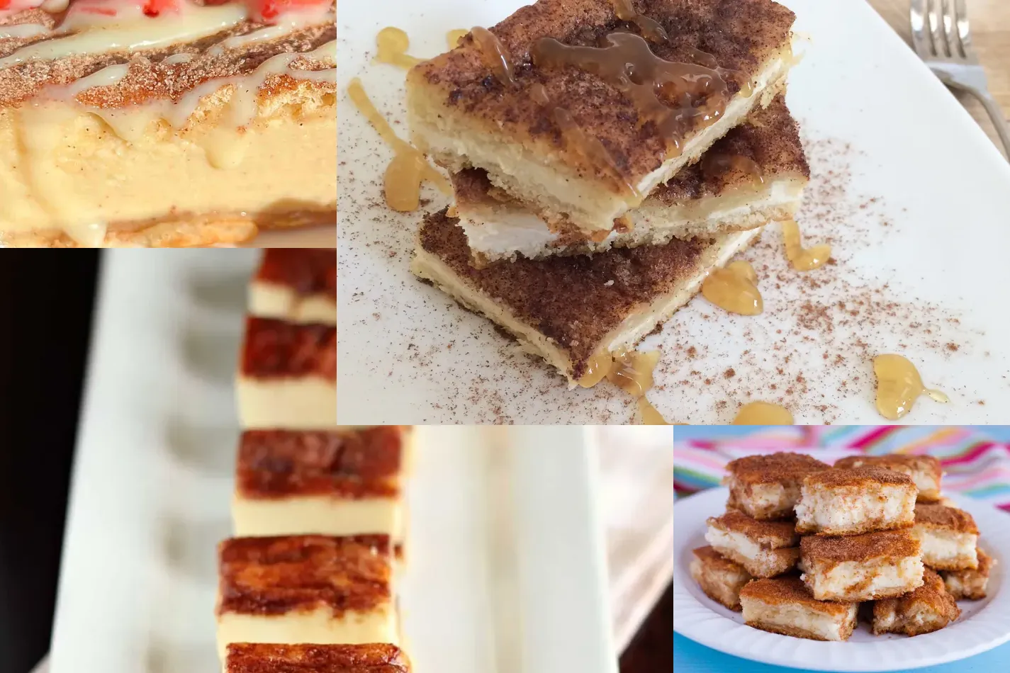 Photo of Sweet and Easy Churro Cheesecake Bars Recipes