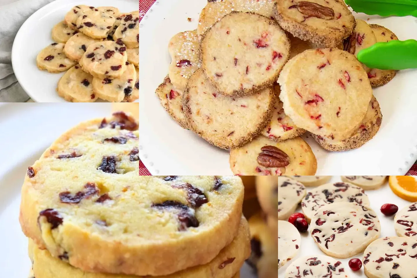 Photo of Irresistible Cranberry Orange Shortbread Cookies for the Holidays