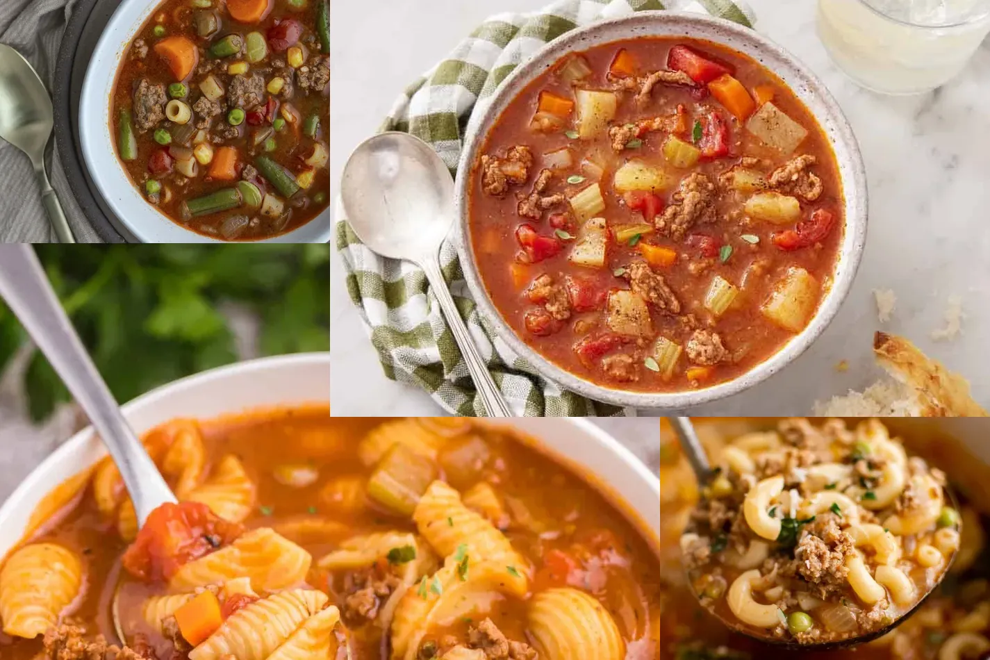 Photo of 16 Quick & Delicious Hamburger Soup Recipes
