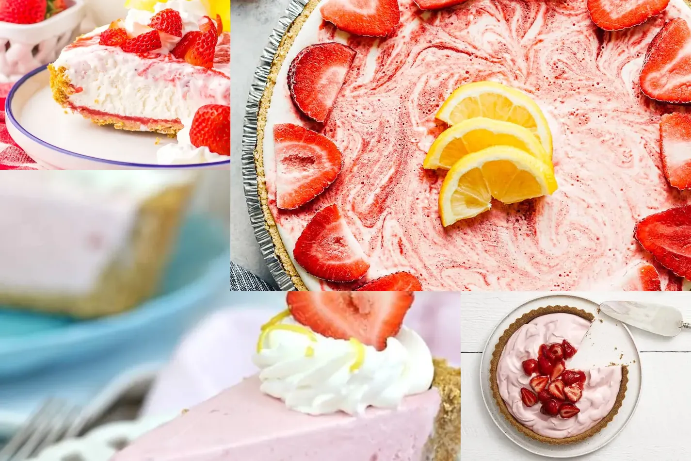 Photo of Cool & Refreshing Frozen Strawberry Lemonade Pie Recipes