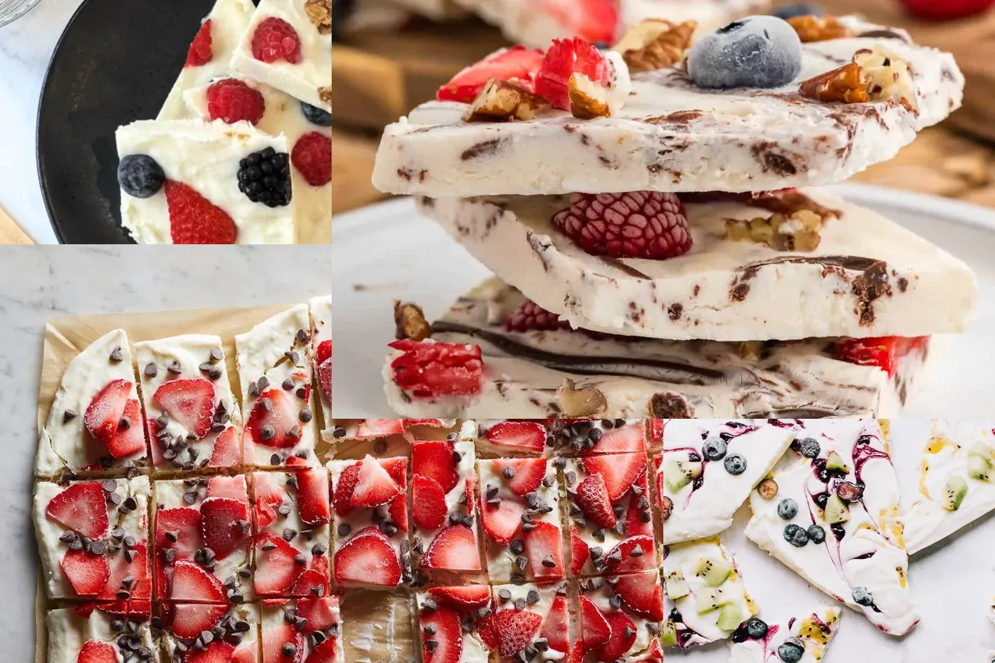 Photo of 15 Easy Frozen Yogurt Bark Recipes for Healthy Snacking