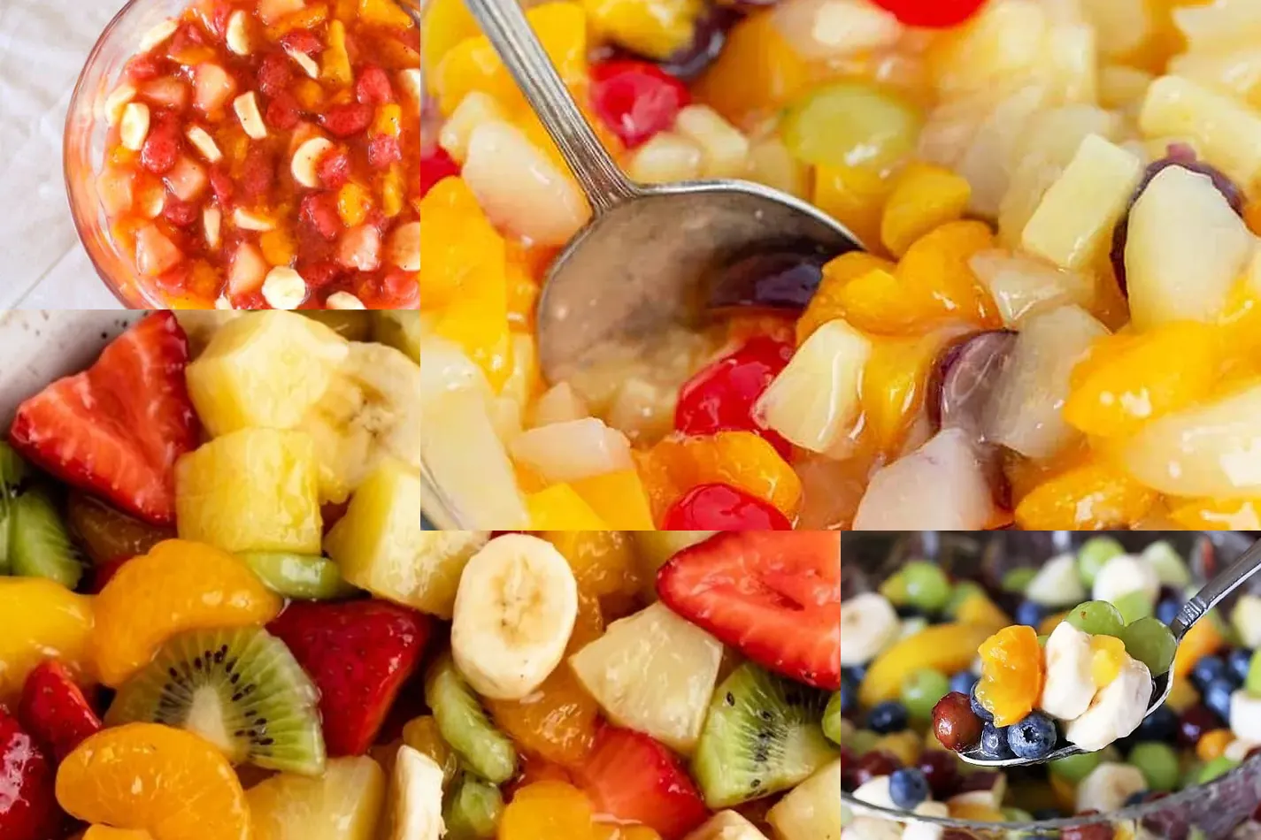 Photo of Easy and Colorful Fruit Salad with Peach Pie Filling