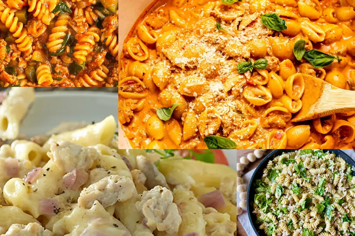 Photo of Quick & Easy Ground Turkey Pasta Recipes for Busy Nights