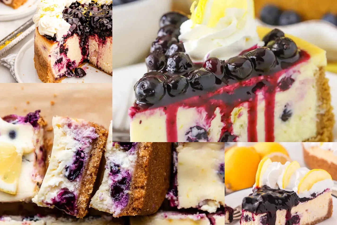 Photo of Lemon Blueberry Cheesecake Recipes