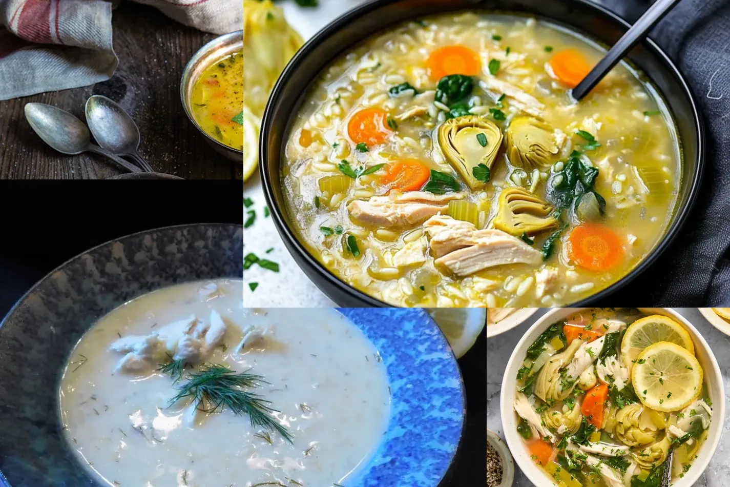 Photo of Bright Lemon Chicken & Artichoke Soup: Easy & Delicious