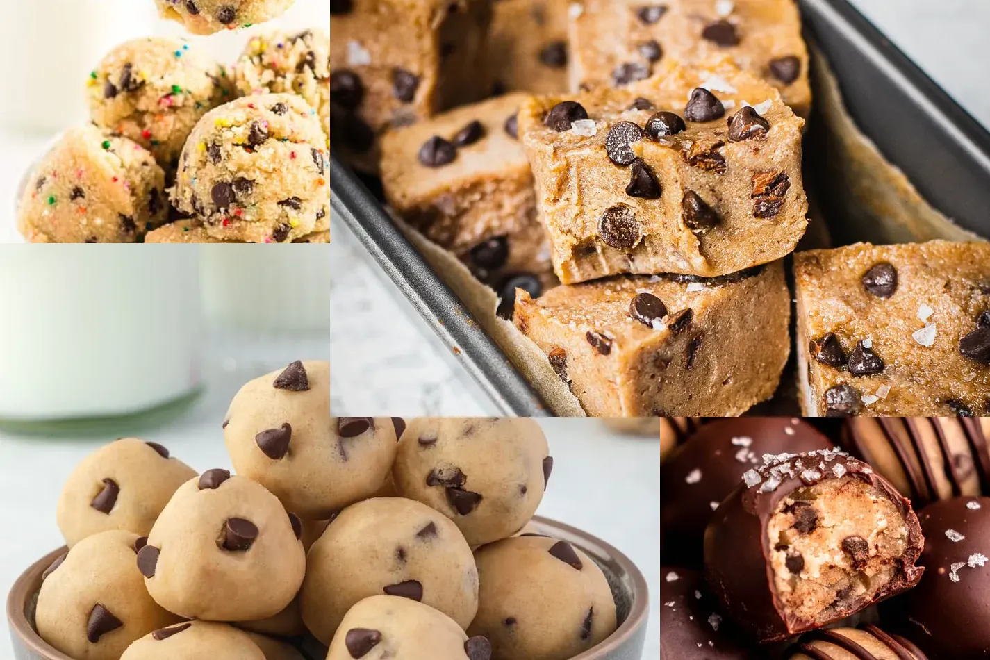 Photo of 16 Irresistible No-Bake Cookie Dough Bite Recipes