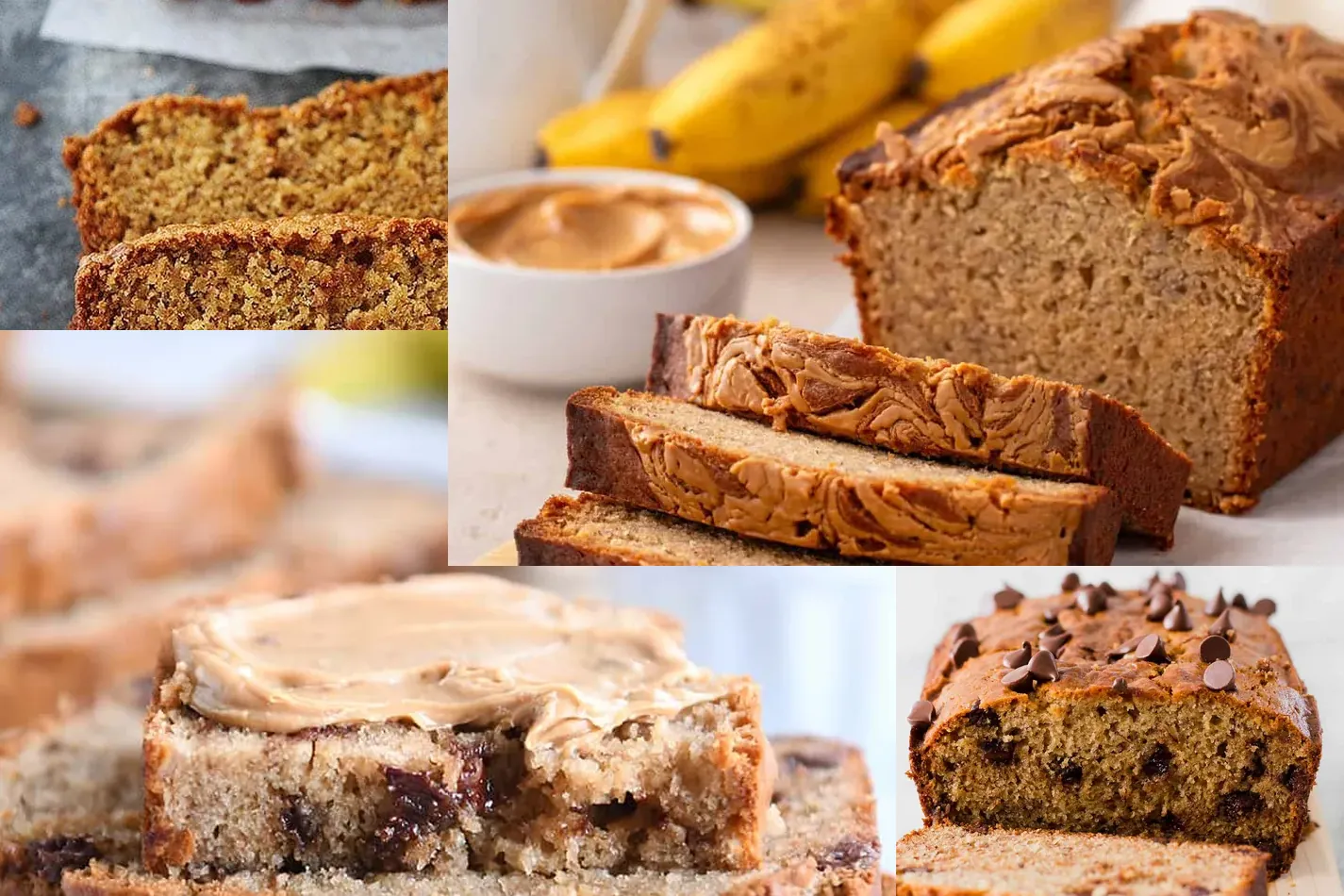 Photo of Peanut Butter Banana Bread Recipes