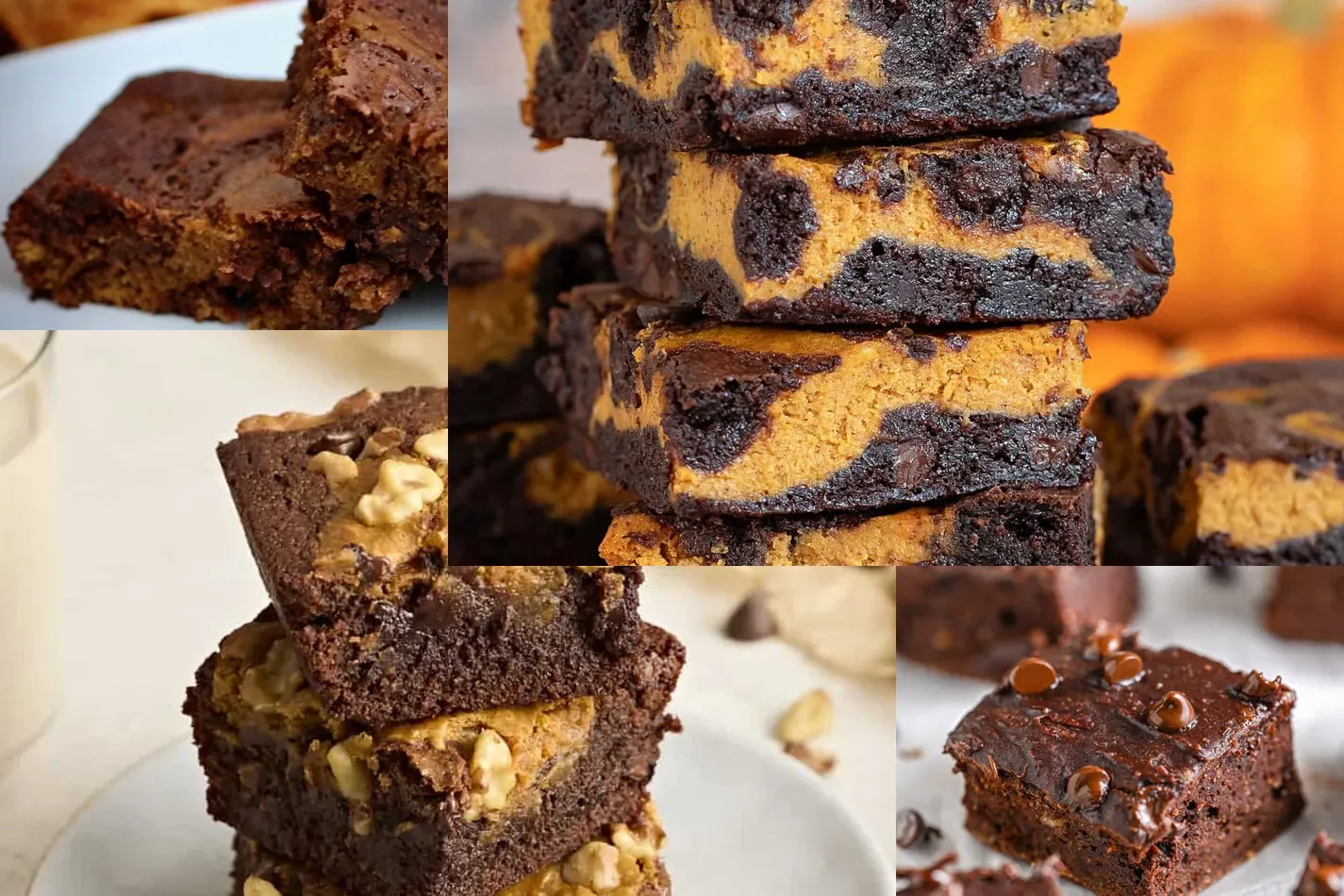 Photo of 17 Delicious Pumpkin Brownie Recipes to Try This Fall