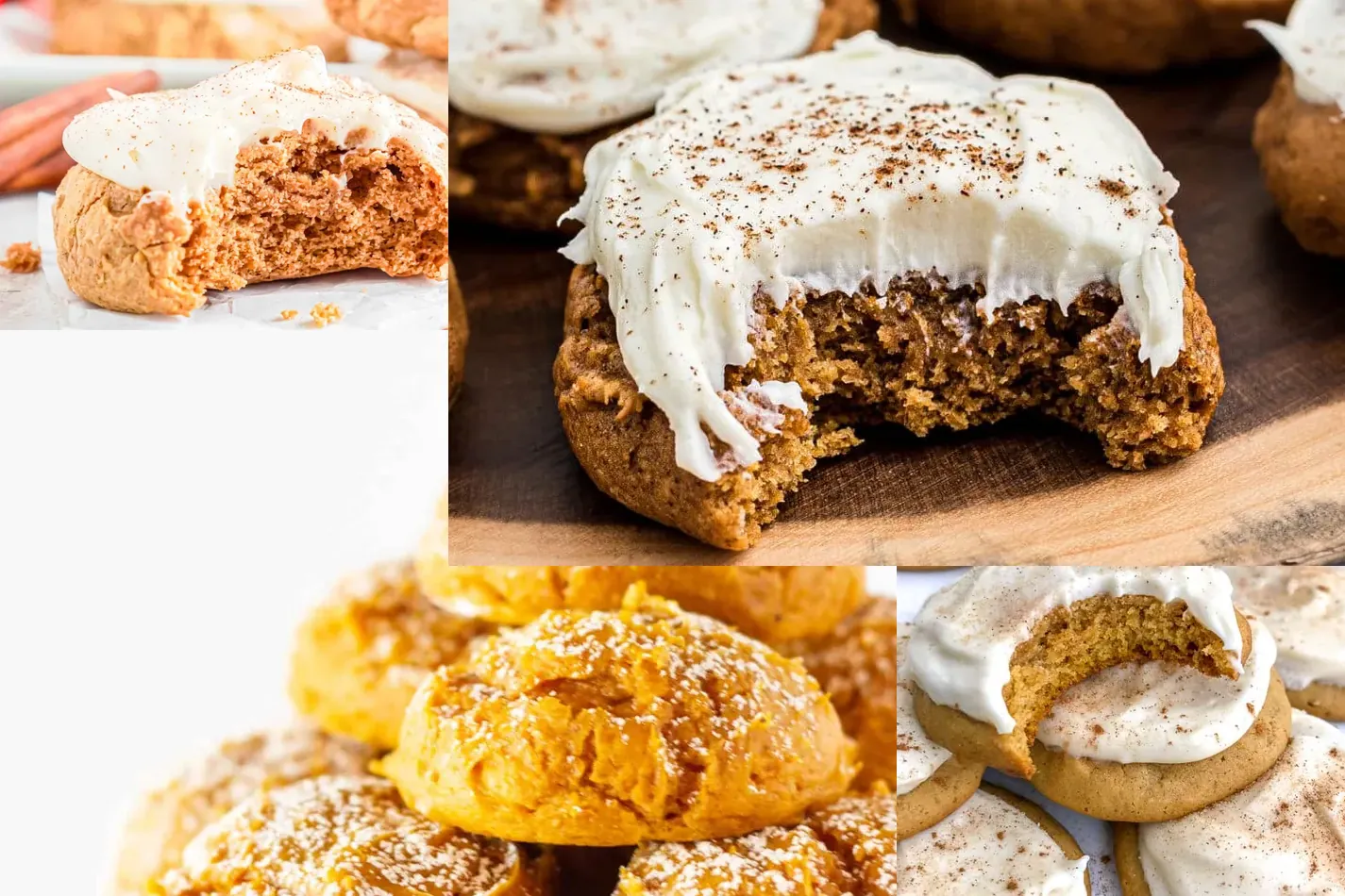 Photo of Easy Pumpkin Cake Mix Cookies with Cream Cheese Frosting