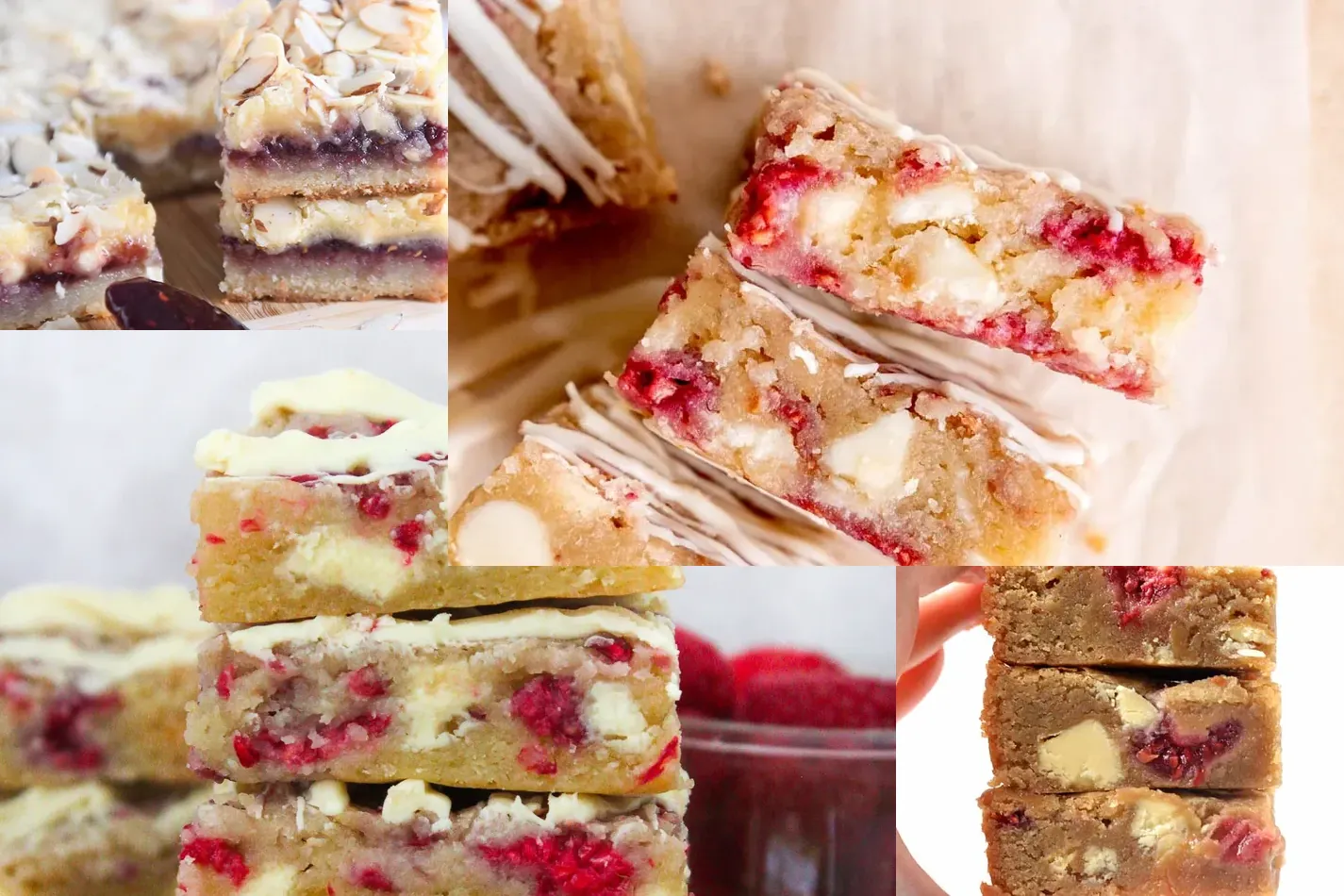 Photo of 15 Irresistible Raspberry and White Chocolate Blondie Recipes