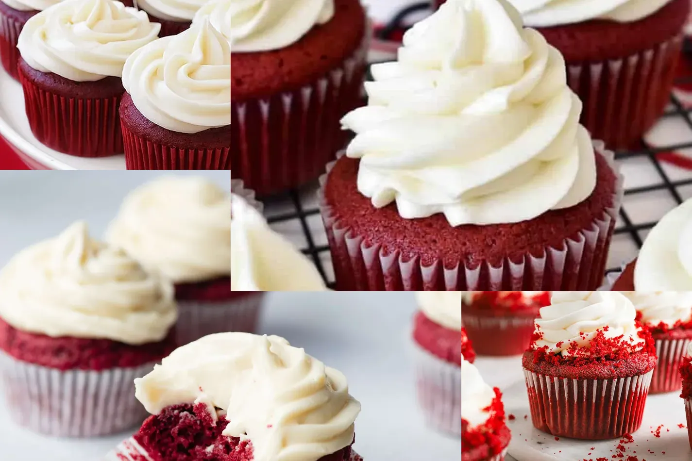 Photo of Red Velvet Cupcakes with Cream Cheese Frosting Recipes