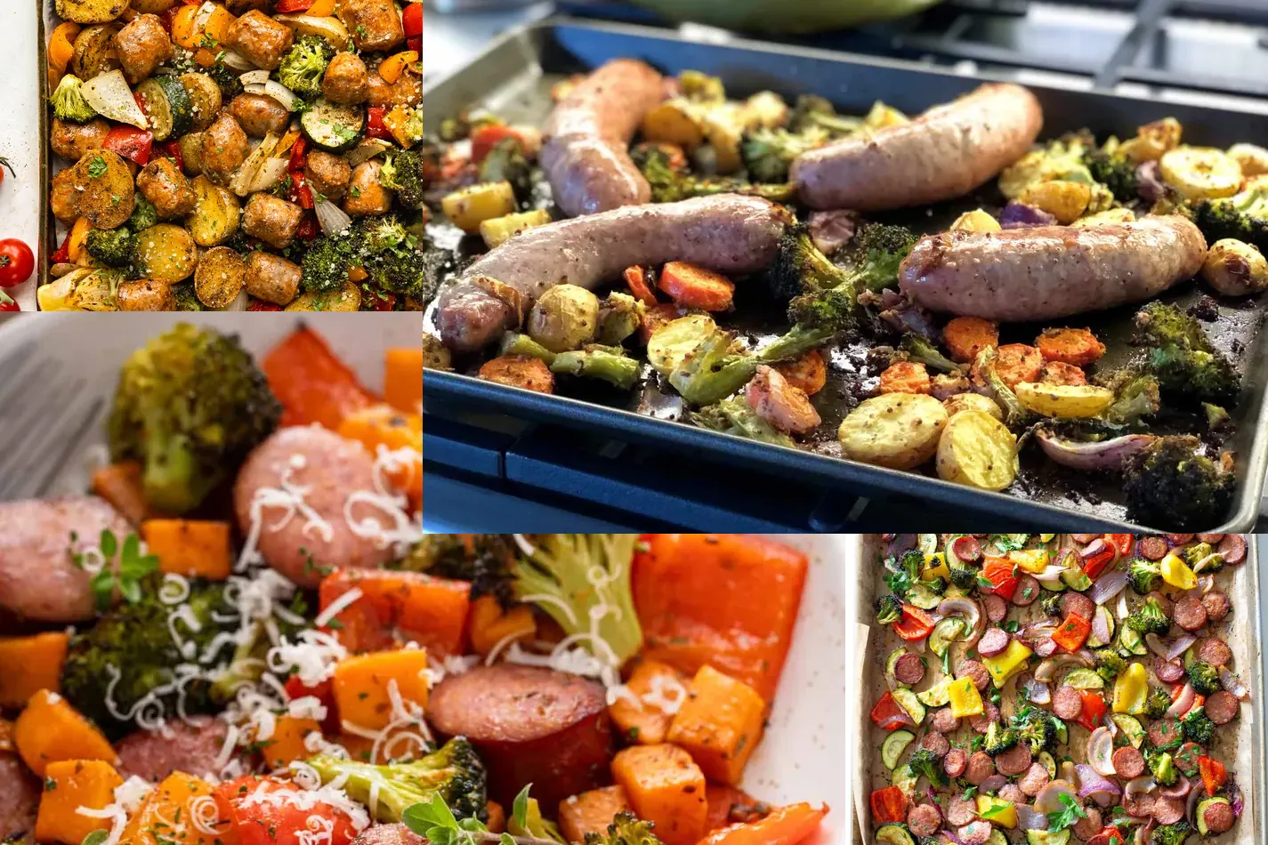Photo of Quick & Delicious Sheet Pan Sausage & Veggie Recipes