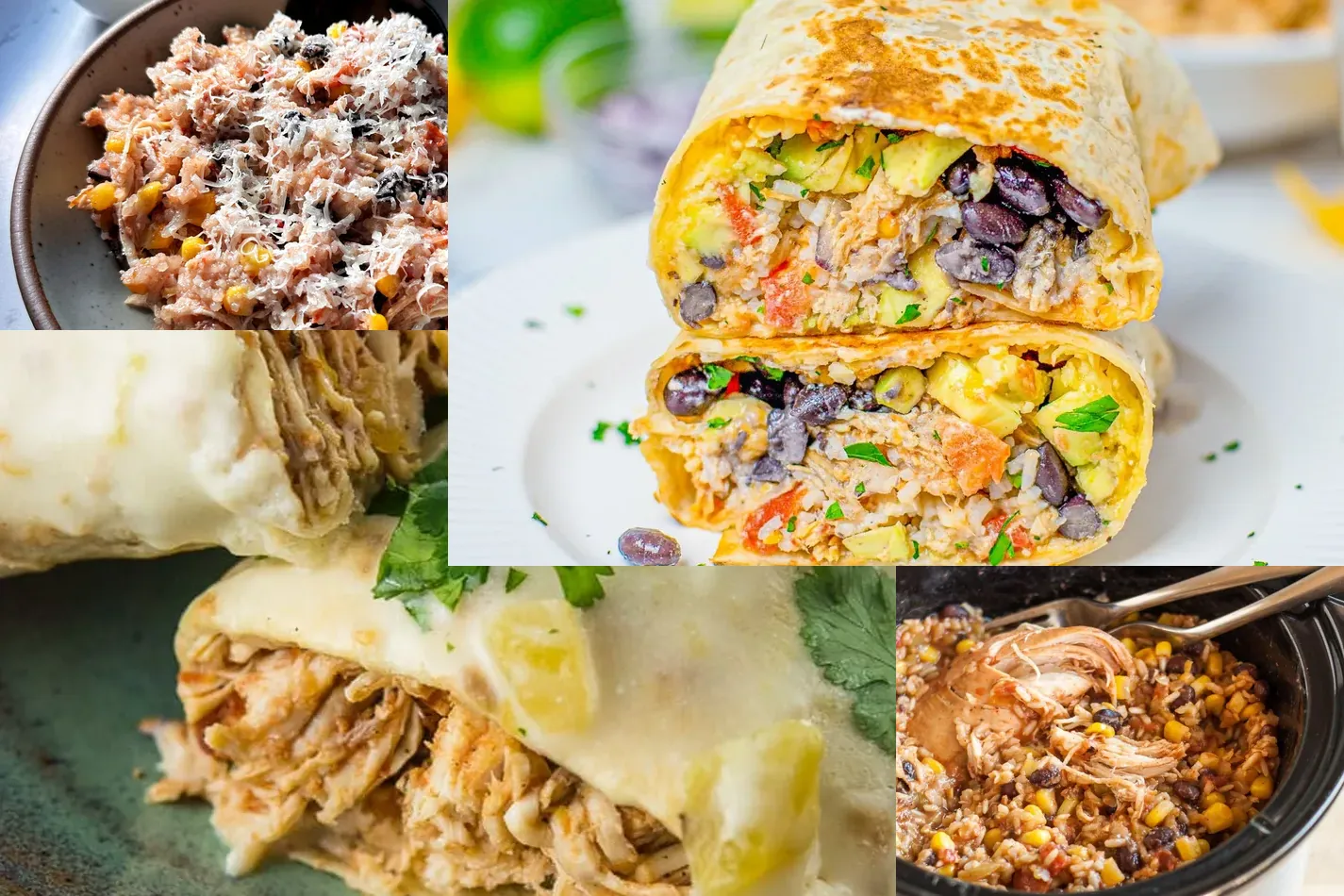 Photo of 14 Easy Slow Cooker Chicken Burrito Recipes for Delicious Meals