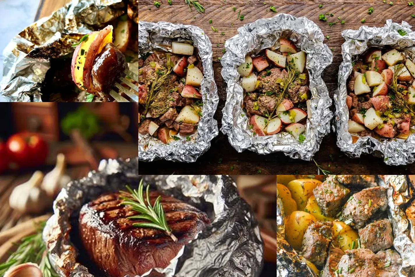 Photo of Easy Steak & Potato Foil Pack Recipes for Busy Nights