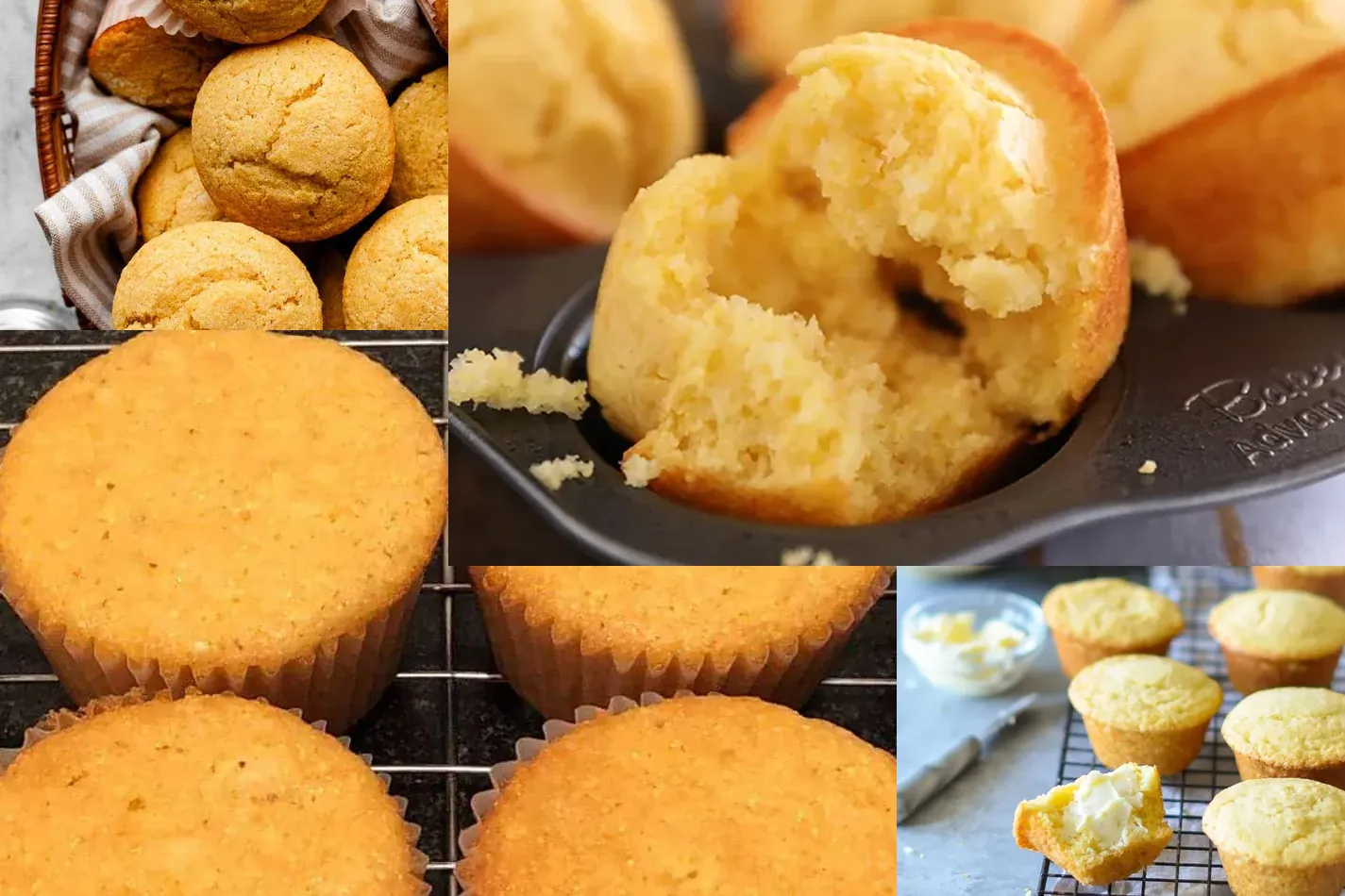 Photo of Easy & Delicious Sweet Cornbread Muffins Recipes